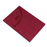 Határidőnapló REALSYSTEM Fashion A/5 heti fehér lapos bordó 2026. Határidőnapló REALSYSTEM Fashion A/5 heti fehér lapos bordó 2026.