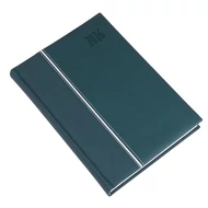 Határidőnapló REALSYSTEM Kensington A/5 napi fehér lapos zöld 2026. Határidőnapló REALSYSTEM Kensington A/5 napi fehér lapos zöld 2026.