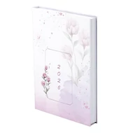 Határidőnapló TOPTIMER Joy J022 B/6 napi fehér lapos Pünkösdi rózsa UV 2026.