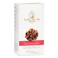 Herbatea LA VIA DEL TÉ gyömbér-gránátalma 15x3 g Herbatea LA VIA DEL TÉ gyömbér-gránátalma 15x3 g