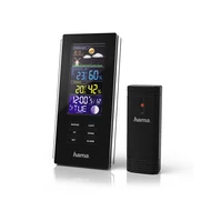 Időjárás állomás HAMA Color Edge színes kijelzővel fekete Időjárás állomás HAMA Color Edge színes kijelzővel fekete