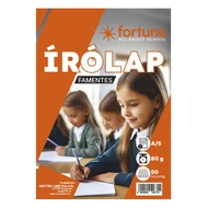 Írólap FORTUNA A/5 famentes 20-50 50 lapos