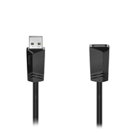 Kábel HAMA USB-A hosszabbító 3m fekete Kábel HAMA USB-A hosszabbító 3m fekete