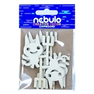 Karton dekoráció NEBULO ördögök 6 darabos Karton dekoráció NEBULO ördögök 6 darabos