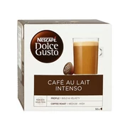 Kávékapszula NESCAFE Dolce Gusto Café au Lait Intenso 16 kapszula/doboz Kávékapszula NESCAFE Dolce Gusto Café au Lait Intenso 16 kapszula/doboz
