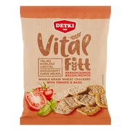 Keksz DETKI VitálFitt paradicsomos-bazsalikomos teljes kiőrlésű 100 g