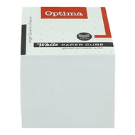Kockatömb fehér OPTIMA 9x9x9 cm ragasztott