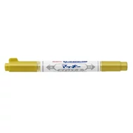 Lakkmarker kétvégű ZEBRA Mckie olajbázisú extra fine 0,7-1,2 mm arany