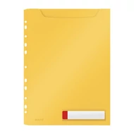 Lefűzhető genotherm LEITZ Cosy Privacy Jumbo A/4 200 mikron melegsárga 3 darabos