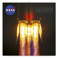 Lemeznaptár REALSYSTEM 300x300mm NASA 2026.