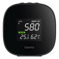 Levegőminőség mérő HAMA széndioxid / hő / páratartalom Levegőminőség mérő HAMA széndioxid / hő / páratartalom