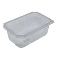 Műanyag salátás egybefedeles tál PET 1 liter 100 darabos