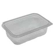 Műanyag salátás egybefedeles tál PET 750 ml 100 darabos
