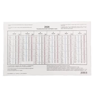 Nyomtatvány TB naptár 2026. Nyomtatvány TB naptár 2026.