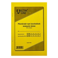 Nyomtatvány pénztárgép napi bevételeinek módosító tételei VECTRALINE A/5 álló 25x2 példányos Nyomtatvány pénztárgép napi bevételeinek módosító tételei VECTRALINE A/5 álló 25x2 példányos