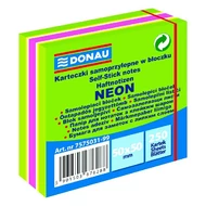 Öntapadós jegyzettömb DONAU 50x50 mm 250 lap vegyes neon színek zöld Öntapadós jegyzettömb DONAU 50x50 mm 250 lap vegyes neon színek zöld
