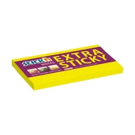 Öntapadós jegyzettömb STICK`N extra erős 76x127mm neon sárga 90 lap Öntapadós jegyzettömb STICK`N extra erős 76x127mm neon sárga 90 lap