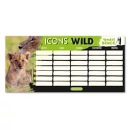 Órarend ARS UNA egylapos kétoldalas Icons of the Wild-Lions Órarend ARS UNA egylapos kétoldalas Icons of the Wild-Lions