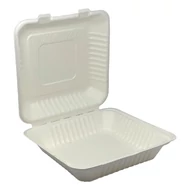 Papírdoboz eldobható 1 részes ételes KOMP cukornád lebomló 23X23x8cm natúr 100 darabos Papírdoboz eldobható 1 részes ételes KOMP cukornád lebomló 23X23x8cm natúr 100 darabos