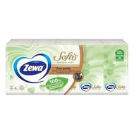 Papírzsebkendő ZEWA Softis Natural Soft 4 rétegű 10x9 darabos Papírzsebkendő ZEWA Softis Natural Soft 4 rétegű 10x9 darabos