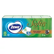 Papírzsebkendő ZEWA Softis Protect 4 rétegű 10x9 darabos Papírzsebkendő ZEWA Softis Protect 4 rétegű 10x9 darabos