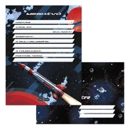 Partimeghívó ARS UNA 10 ív+10 db boríték Space Explorer