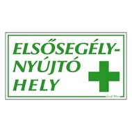 Piktogram Elsősegélynyújtó hely (fehér alapon zöld) Piktogram Elsősegélynyújtó hely (fehér alapon zöld)