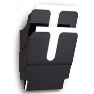 Prospektustartó DURABLE Flexiplus A/4 álló fali 2 részes fekete Prospektustartó DURABLE Flexiplus A/4 álló fali 2 részes fekete
