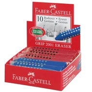 Radír FABER-CASTELL Grip 2001 háromszögletű 90x15x15mm piros/kék Radír FABER-CASTELL Grip 2001 háromszögletű 90x15x15mm piros/kék