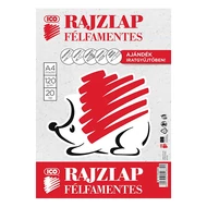 Rajzlap ICO Süni A/4 120 g félfamentes 20 lapos Rajzlap ICO Süni A/4 120 g félfamentes 20 lapos