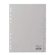 Regiszter DURABLE műanyag nyomtatott A/4 1-5 részes szürke