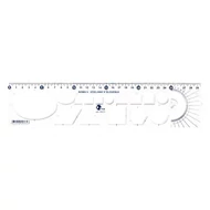 Sablon vonalzó OPTIMA átlátszó 30cm Sablon vonalzó OPTIMA átlátszó 30cm