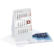 Speditőr naptár TOPTIMER T071 álló asztali 3 havi fehér lapos 2026.