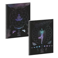 Spirálfüzet sima ARS UNA Mystic Constellation A/4 60 lapos Spirálfüzet sima ARS UNA Mystic Constellation A/4 60 lapos