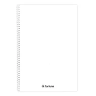 Spirálfüzet vonalas FORTUNA Monocolor A/4 70 lapos fehér Spirálfüzet vonalas FORTUNA Monocolor A/4 70 lapos fehér