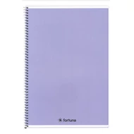 Spirálfüzet vonalas FORTUNA Monocolor A/4 70 lapos pasztell lila Spirálfüzet vonalas FORTUNA Monocolor A/4 70 lapos pasztell lila