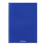 Spirálfüzet vonalas FORTUNA Monocolor A/4 70 lapos sötétkék
