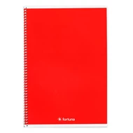 Spirálfüzet vonalas FORTUNA Monocolor A/5 70 lapos piros Spirálfüzet vonalas FORTUNA Monocolor A/5 70 lapos piros