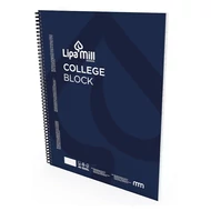 Spirálfüzet vonalas LIPAMILL A/4 70 lapos College block Spirálfüzet vonalas LIPAMILL A/4 70 lapos College block