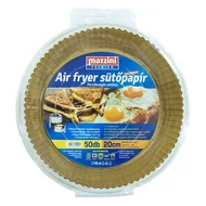 Sütőpapír forró levegős sütőhöz MAZZINI 4,5cm magas 20cm átm 50 darabos Sütőpapír forró levegős sütőhöz MAZZINI 4,5cm magas 20cm átm 50 darabos