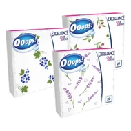 Szalvéta OOOPS! Excellence Color&Design 3 rétegű mintás 20 lapos Szalvéta OOOPS! Excellence Color&Design 3 rétegű mintás 20 lapos