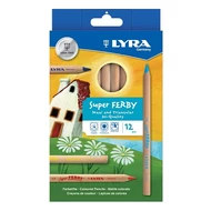 Színes ceruza LYRA Super ferby natúr 12 darabos Színes ceruza LYRA Super ferby natúr 12 darabos