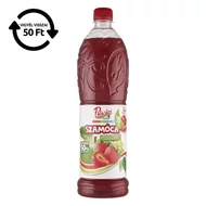 Szörp PÖLÖSKEI Szamóca cukorral és édesítőszerrel 50% gyümölcstartalommal 1L DRS