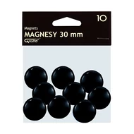 Táblamágnes GRAND 30 mm fekete 10 darabos