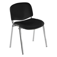 Tárgyalószék 1120 TC C.11 fekete szövettel króm lábbal Tárgyalószék 1120 TC C.11 fekete szövettel króm lábbal