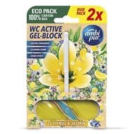 Toalett illatosító AMBI PUR 2x45g Lemon&Jasmin Toalett illatosító AMBI PUR 2x45g Lemon&Jasmin