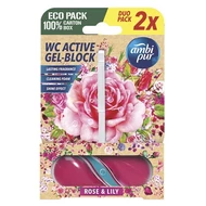 Toalett illatosító AMBI PUR 2x45g Rose&Grapefruit Toalett illatosító AMBI PUR 2x45g Rose&Grapefruit