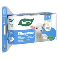 Toalettpapír TENTO Ellegance blue decor mintás 16 tekercses 3 rétegű