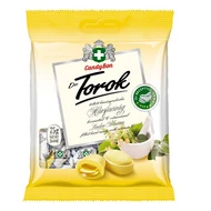Töltött keménycukorka DR. TOROK hársfavirággal, C-vitaminnal 75 g Töltött keménycukorka DR. TOROK hársfavirággal, C-vitaminnal 75 g
