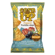 Tortilla chips CORN UP fekete oliva és paradicsom 60 g